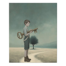 Der Junge und sein Schlüssel | Surrealistisches Bi