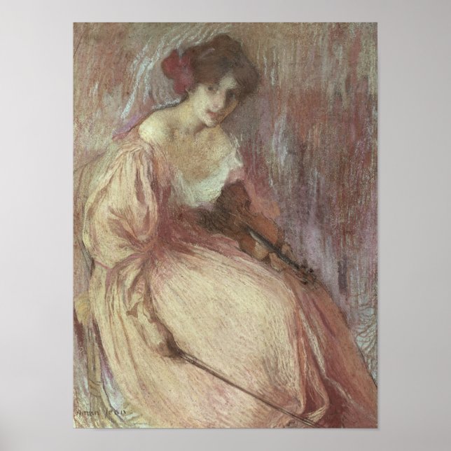 Der junge Violinist Poster (Vorne)