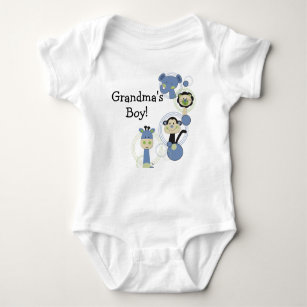 Der Jungen-Baby-Shirt der Großmutter Baby Strampler