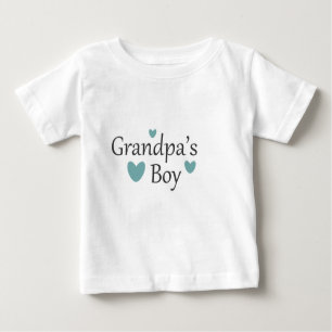 Der Jungen-Baby-T-Shirt des Großvaters Baby T-shirt