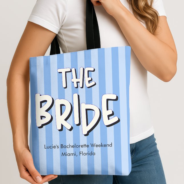 Der Junggeselinnen-Abschied der Blauen Streifen (The Bride Tote Bag)