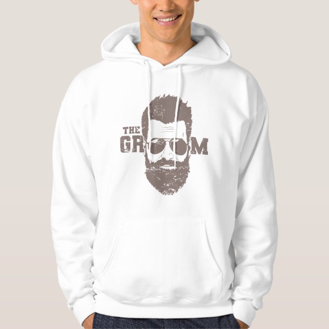 Der Junggesellenabschied des Bräutigams Hoodie (Vorderseite)