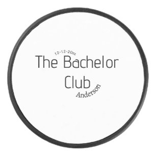 der Junggesellenclub Name Jahr stilvoll trendy kur Eishockey Puck