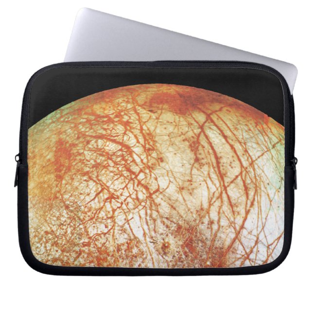 Der Jupiter-Mond Europa Laptopschutzhülle (Vorderseite)