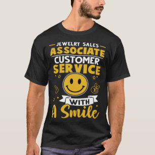 Der Juweliervertrieb verbindet den Kundenservice m T-Shirt