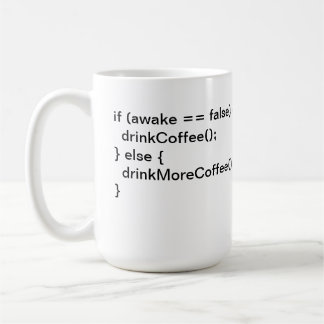 Der Kaffee konditioniert Kaffeetasse