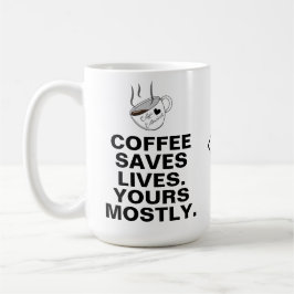 Der Kaffee Rette am meisten: Ein Kaffee im Überflu Kaffeetasse