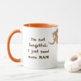 Der Kaffee-Tasse der nicht Forgetful lustigen Tasse