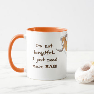 Der Kaffee-Tasse der nicht Forgetful lustigen Tasse