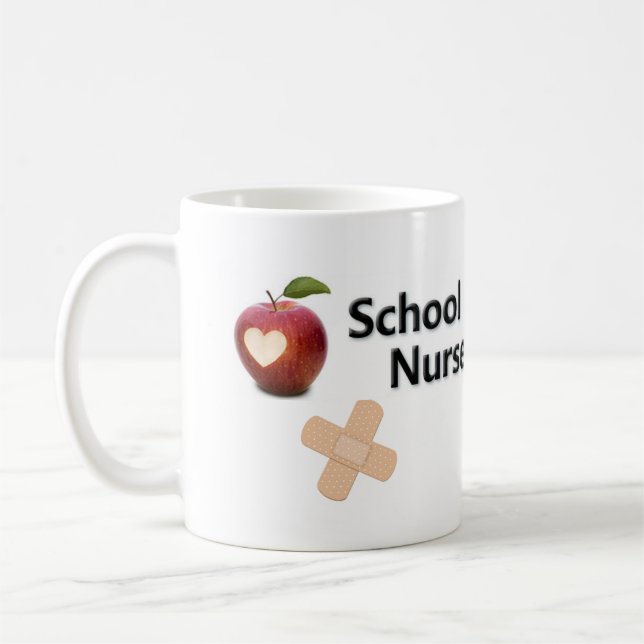 Der Kaffee-Tasse der Schulkrankenschwester Kaffeetasse (Links)