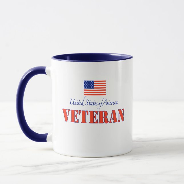 DER KAFFEE-TASSE DES VETERANS TASSE (Links)