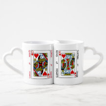 Der Kaffee-Tassen-Set KÖNIG der Liebhaber und