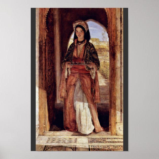 Der Kaffeegläubiger von Lewis John Frederick Poster (Vorne)