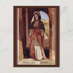 Der Kaffeegläubiger von Lewis John Frederick Postkarte