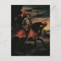 Der Kaiser Charles V auf dem Rücken