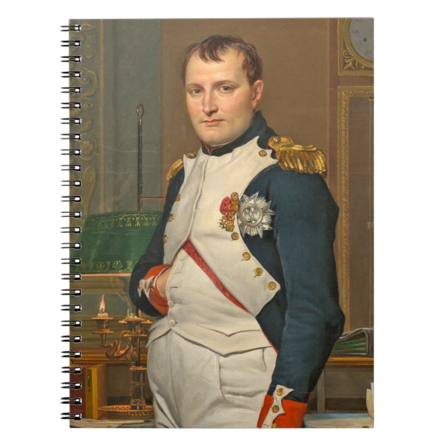 Der Kaiser Napoleon in seiner Studie beim Notizblock (Vorderseite)