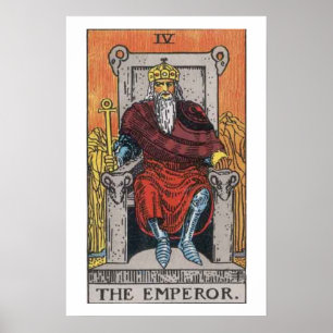 Der Kaiser Tarotkartenposter Poster