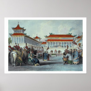 Der Kaiser Teon-Kwang überprüfte seine Garden, Pal Poster