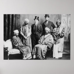 Der Kaiser von Abyssinia und von seinem Court Poster