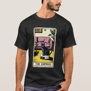 Der Kaiserin Tarot-Karten-Katze Roboter Staubsauge T-Shirt