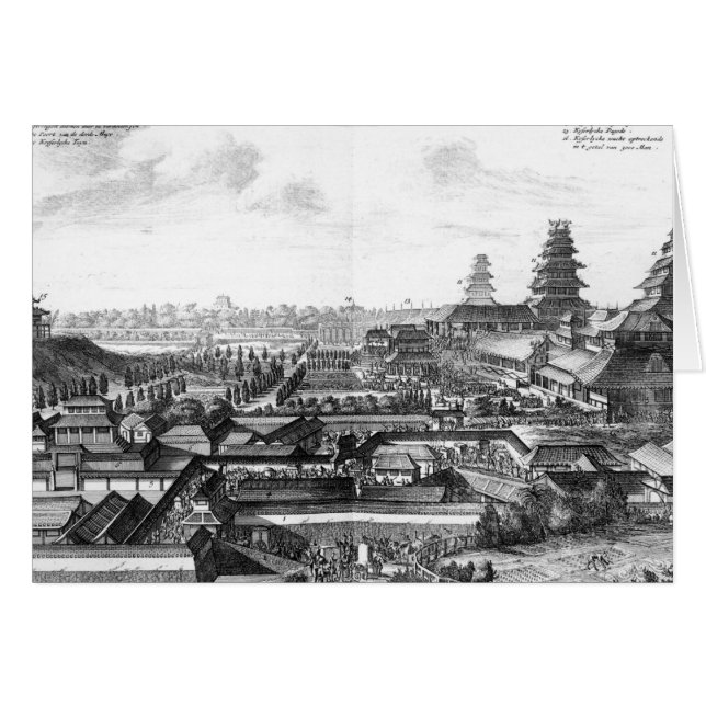 Der Kaiserpalast in Ido, Japan (Vorderseite (Horizontal))