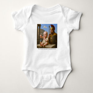 Der Kaiserschnitt des römischen Kolosseums Baby Strampler