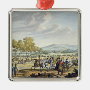 Der Kaiserschutz, der in Anwesenheit manövriert Ornament Aus Metall