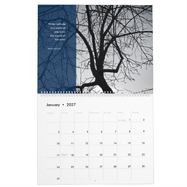 Der Kakisbaum: Ein Hinterhof-Almanach, 2027 Kalender (Jan 2027)