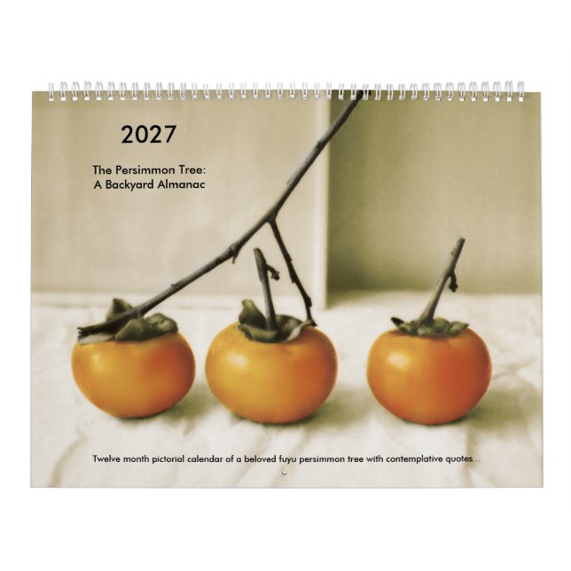 Der Kakisbaum: Ein Hinterhof-Almanach, 2027 Kalender (Titelbild)
