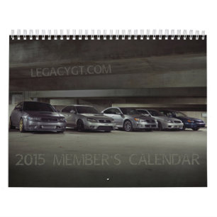 der Kalender 2015 LegacyGT.com-Mitgliedes