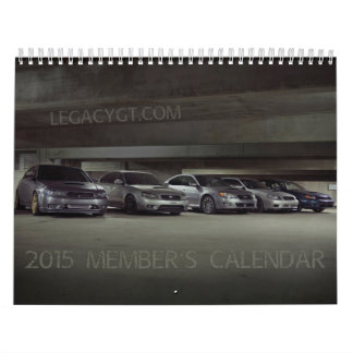 der Kalender 2015 LegacyGT.com-Mitgliedes