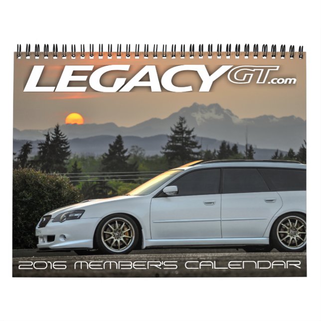 der Kalender 2016 LegacyGT.com-Mitgliedes (Titelbild)