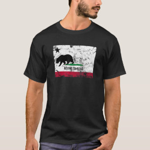 Der kalifornische Bär zieht nach Texas und geht we T-Shirt