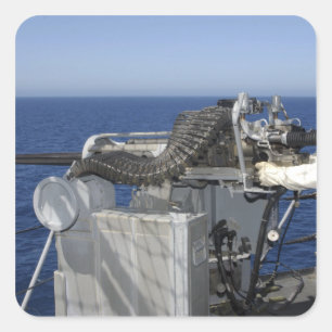 Der Kamerad eines US-Marine-Artilleristen Quadratischer Aufkleber