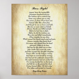 Der Kampf der ältesten bekannten afrikanischen ame Poster