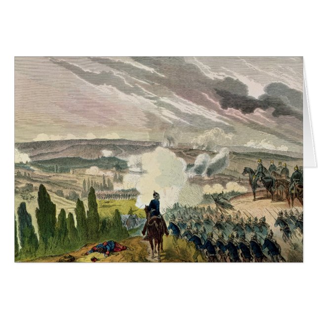Der Kampf der Limousine, am 1. September 1870 (Vorderseite (Horizontal))