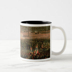 Der Kampf der Pyramiden 1806 am 21. Juli 1798 Zweifarbige Tasse