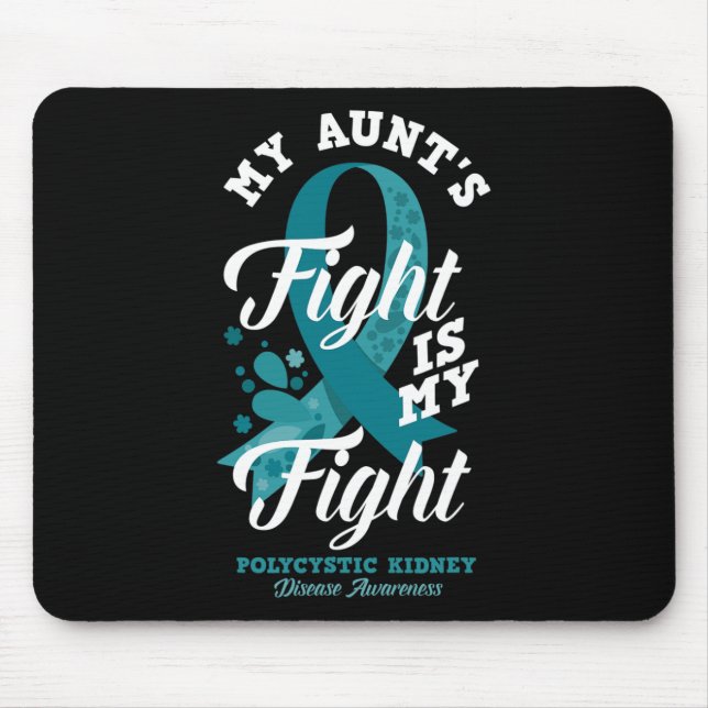 Der Kampf der Tante ist mein Kampf gegen die polyz Mousepad (Vorne)