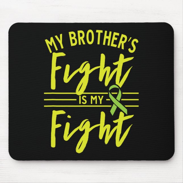 Der Kampf des Bruders ist mein Kampf gegen die Nie Mousepad (Vorne)