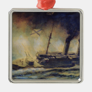 Der Kampf des Golfs von Riga 1940 im August 1915 Ornament Aus Metall