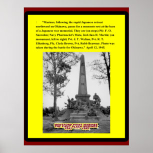 DER KAMPF FÜR OKINAWA 1945 POSTER