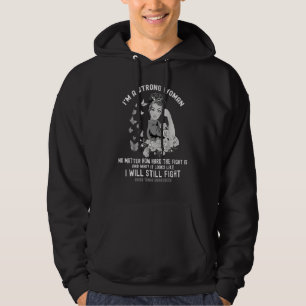 Der Kampf gegen den Hirntumor ist eine starke Frau Hoodie
