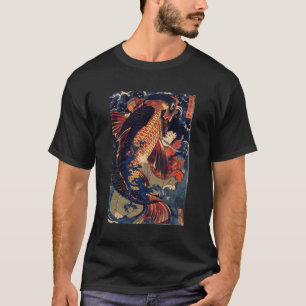 Der Kampf gegen den riesigen Karpfen Japans T-Shirt