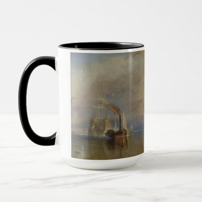 Der Kampf gegen den Temeraire Tasse (Links)
