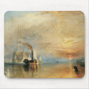 Der Kampf gegen den Temeraire von Joseph Turner, M Mousepad