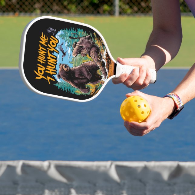 Der Kampf in den Wäldern trägt die Jagd humorvoll Pickleball Schläger (InSitu)