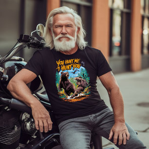 Der Kampf in den Wäldern trägt die Jagd humorvoll T-Shirt