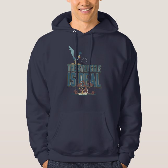 Der Kampf ist echter STRASSENRUNNER™ & Wile E. Coy Hoodie (Vorderseite)