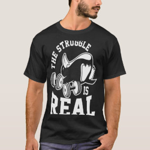 Der Kampf ist ein echter Niedlicher Pinguin für Fr T-Shirt