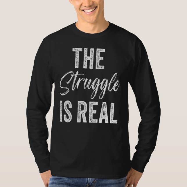 Der Kampf ist ein echtes Trainingsgerät T-Shirt (Vorderseite)